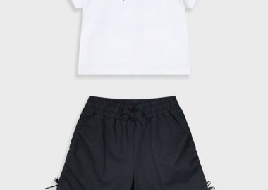 Σετ με τύπωμα για κορίτσι | ΜΑΥΡΟ - Energiers - 